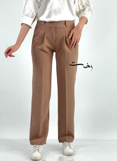 شلوار راسته استریت پارچه ای