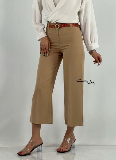 شلوار واید پارچه ای