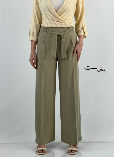 شلوار بگ مراکشی کمربنددار شلوار بگ مراکشی کمربنددار