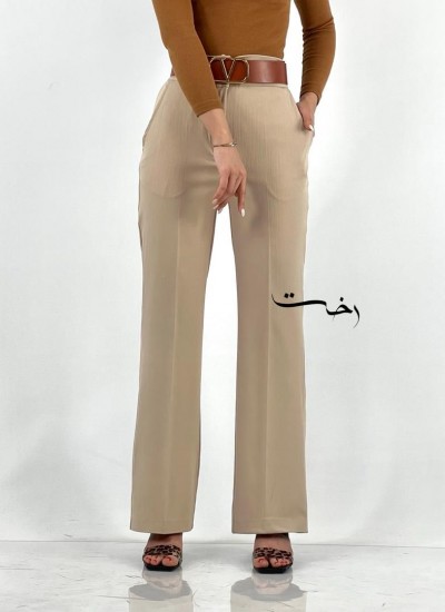 شلوار نیم بگ پارچه ای