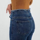 شلوار بوتکات جین کمر حلقه شلوار بوتکات جین کمر حلقه