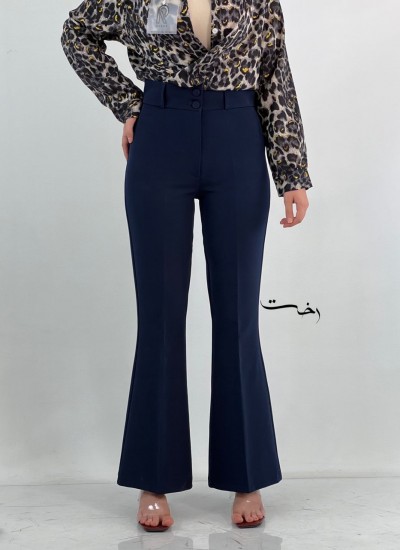 شلوار بوتکات کرپ دو دکمه شلوار بوتکات کرپ دو دکمه