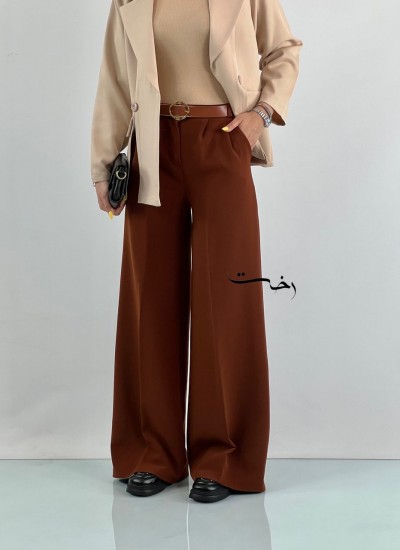 شلوار بگ کرپ پیله دار شلوار بگ کرپ پیله دار