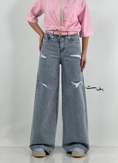 شلوار سوپر بگ جین زاپدار شلوار سوپر بگ جین زاپدار