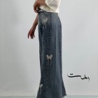 شلوار شافل نگین پروانه ای شلوار شافل نگین پروانه ای