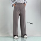 شلوار بگ پارچه ای کمر سگک شلوار بگ پارچه ای کمر سگک