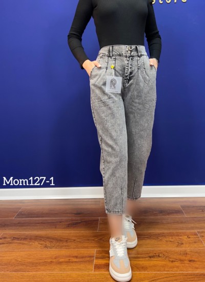 شلوار مام جین تک سایز 